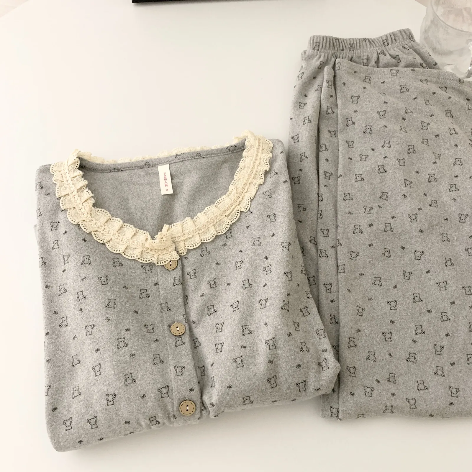 German Velvet Pajamas Women Spring Autumn Winter Sweet Cardigan Long Sleeve Small Floral Plus Size Loose Homewear Set · Wholesale · OEM · Worldwide Shipping