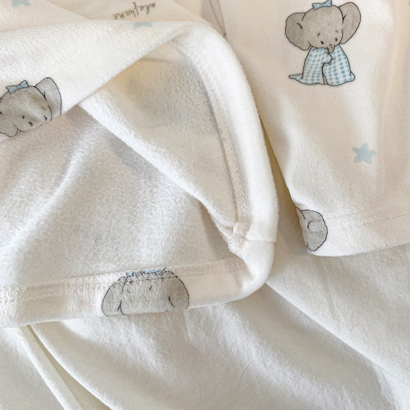 Корейская милая пижама с мультяшным слонёнком для женщин, осень-зима, длинный рукав, утолщённый велюр, милый домашний комплект · Опт · OEM · Доставка по миру - Detail 6
