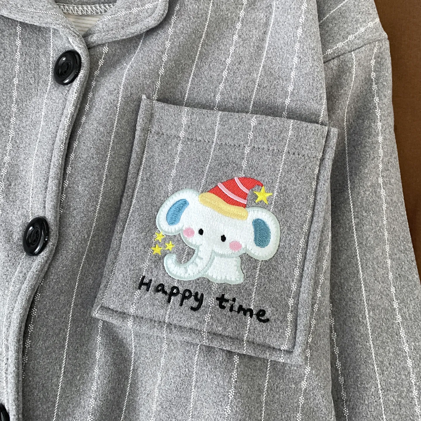 Korean Style Cashmere Striped Couple Pajamas Women's Autumn Winter Long Sleeve Thick Wearable Outside Men's Set Premium Feel · Wholesale · OEM · Worldwide Shipping - Detail 11