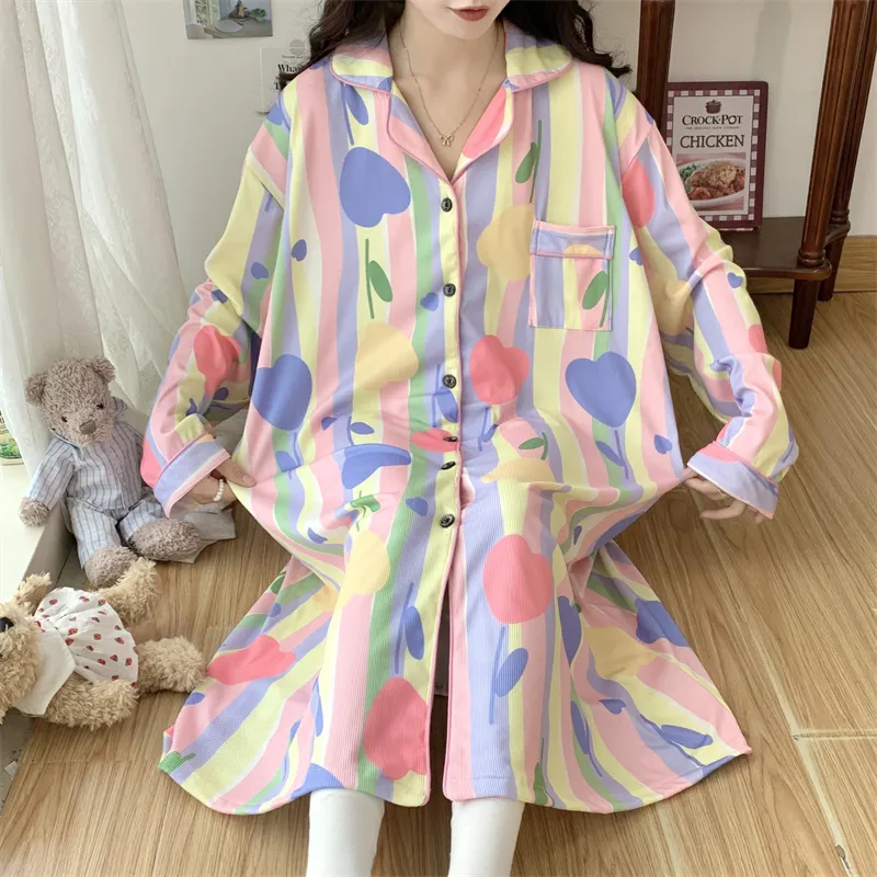 Real Photos Spring Autumn Winter Mid-Length Robe 23118-99# · Wholesale · OEM · Worldwide Shipping - Detail 14