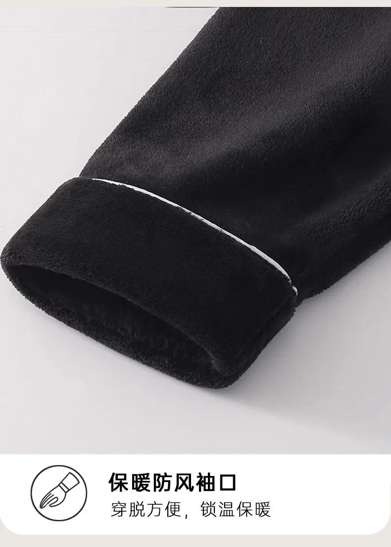 샤워가운 플란넬 커플 욕실가운 가을겨울 심플 솔리드 루즈핏 빅사이즈 파자마 롱 보온 기모 편안함 · 도매 · OEM · 전 세계 배송 - Detail 12