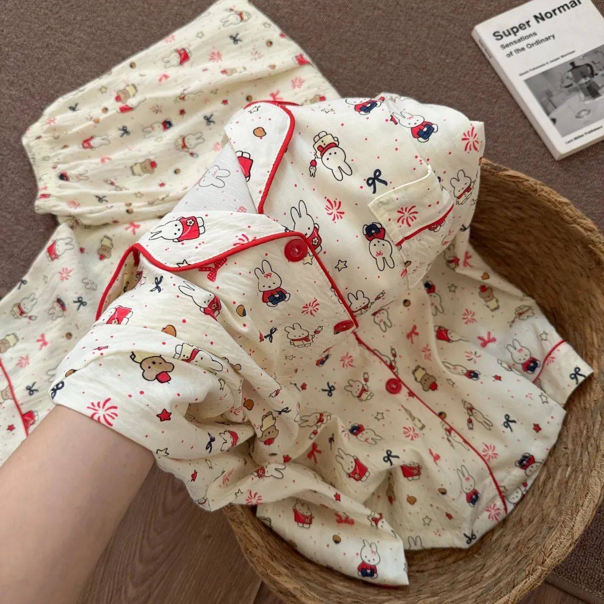New Cloud Cotton Soft Cute Bunny Pajamas for Women Spring Autumn Long Sleeve Long Pants Girly Premium Loungewear Set · Wholesale · OEM · Worldwide Shipping - Detail 13