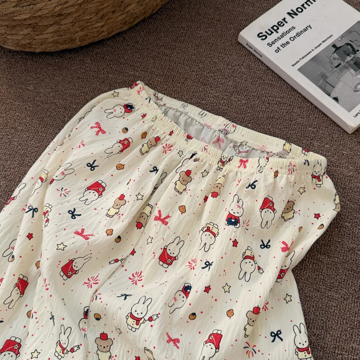 New Cloud Cotton Soft Cute Bunny Pajamas for Women Spring Autumn Long Sleeve Long Pants Girly Premium Loungewear Set · Wholesale · OEM · Worldwide Shipping - Detail 12