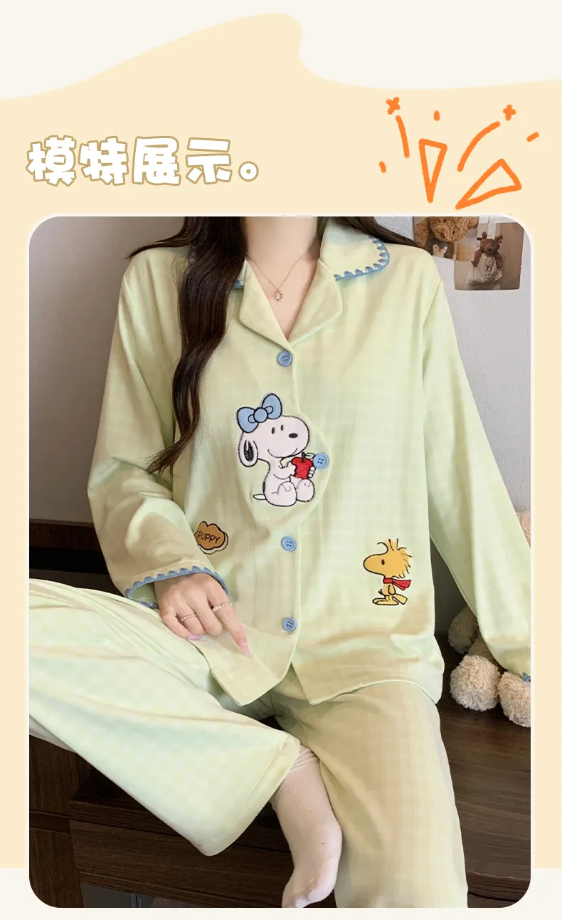 Ensemble pyjama femme manches longues en cachemire jacquard filé teint, nouvelle collection 2026, tenue d'intérieur décontractée automne-hiver · Grossiste · OEM · Mondial - Detail 7