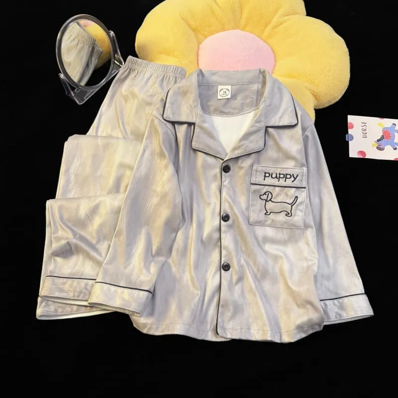 Kids Pajamas German Velvet Size 12-16 S-XXL Fashion Loungewear Set · Wholesale · OEM · Worldwide Shipping - View 4
