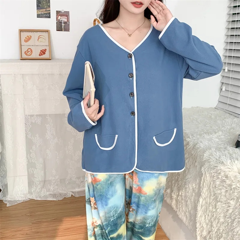 Real Photo Spring/Autumn Dralon Fleece Sexy Three-Piece Pajama Set with Padding, Item 32197-31# · Wholesale · OEM · Worldwide Shipping - Detail 28