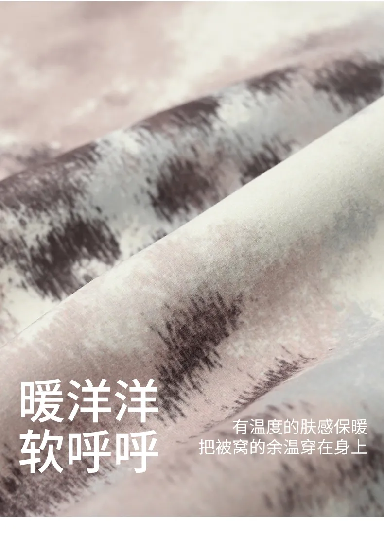 더블벨벳 커플 파자마 여성 가을겨울 긴팔 카디건 귀여운 카툰 외출복 홈웨어 세트 · 도매 · OEM · 전 세계 배송 - Detail 13