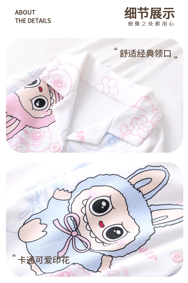 New Winter Kids Pajama Set for Girls, Dralon Fleece Long Sleeve Loungewear for Older Children · Wholesale · OEM · Worldwide Shipping - Detail 6
