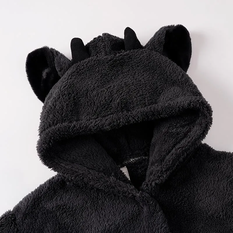 Little Devil Couple Robe and Pants Women Winter Coral Fleece Thickened Pajama Plus Size Men Homewear · Wholesale · OEM · Worldwide Shipping - View 1
