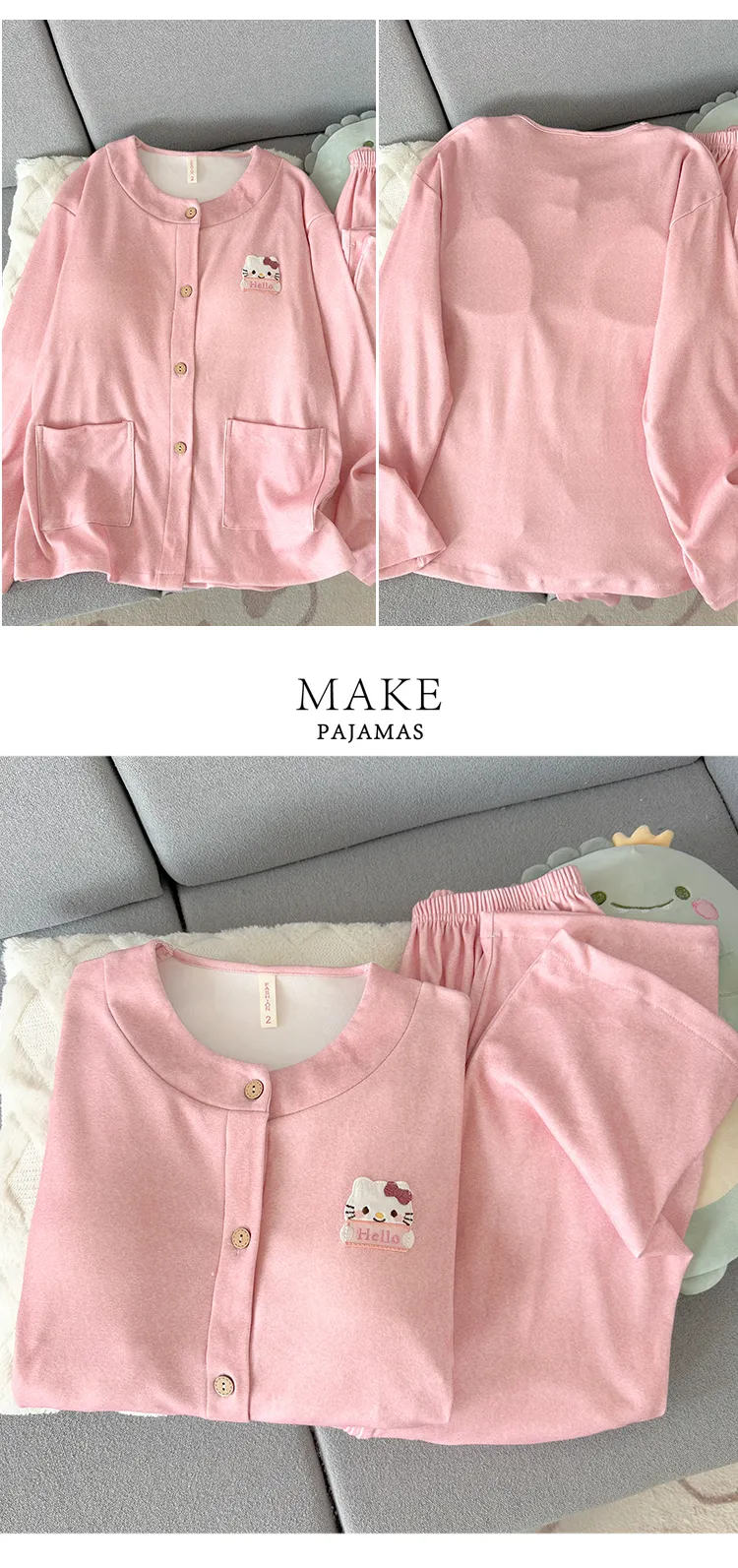 Nouvelle collection d'hiver pyjama femme 280g ultra doux polaire à col rond manches longues pantalon long coussinets de poitrine fixes ensemble de maison · Grossiste · OEM · Mondial - Detail 28