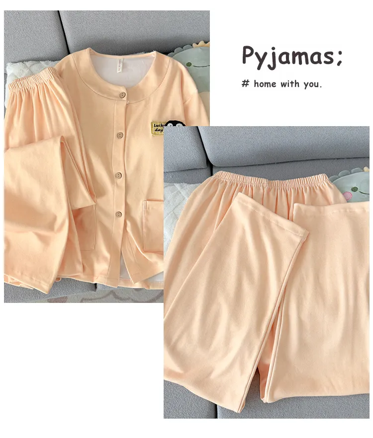 Nouvelle collection d'hiver pyjama femme 280g ultra doux polaire à col rond manches longues pantalon long coussinets de poitrine fixes ensemble de maison · Grossiste · OEM · Mondial - Detail 19