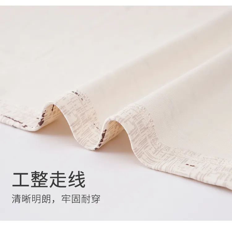 봄·가을 신상 순면 남성 파자마, 가디건형, 루즈핏 빅사이즈 홈웨어 L-4XL · 도매 · OEM · 전 세계 배송 - Detail 16