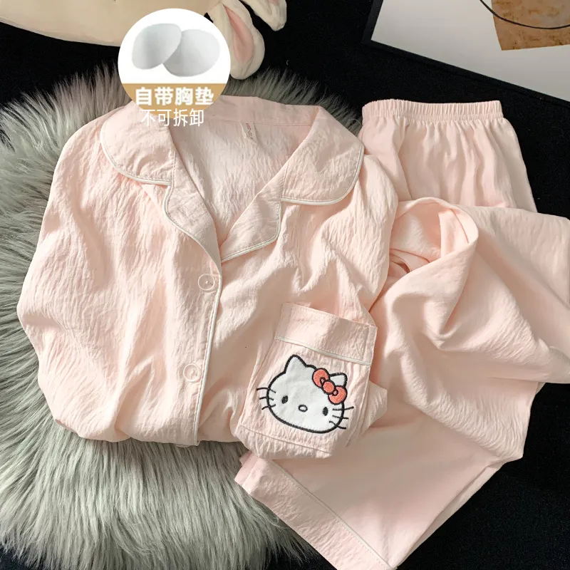 Cloud Cotton Plus Size Pajamas Women Spring Autumn Loose Sweet Japanese Cute Homewear Set · Wholesale · OEM · Worldwide Shipping
