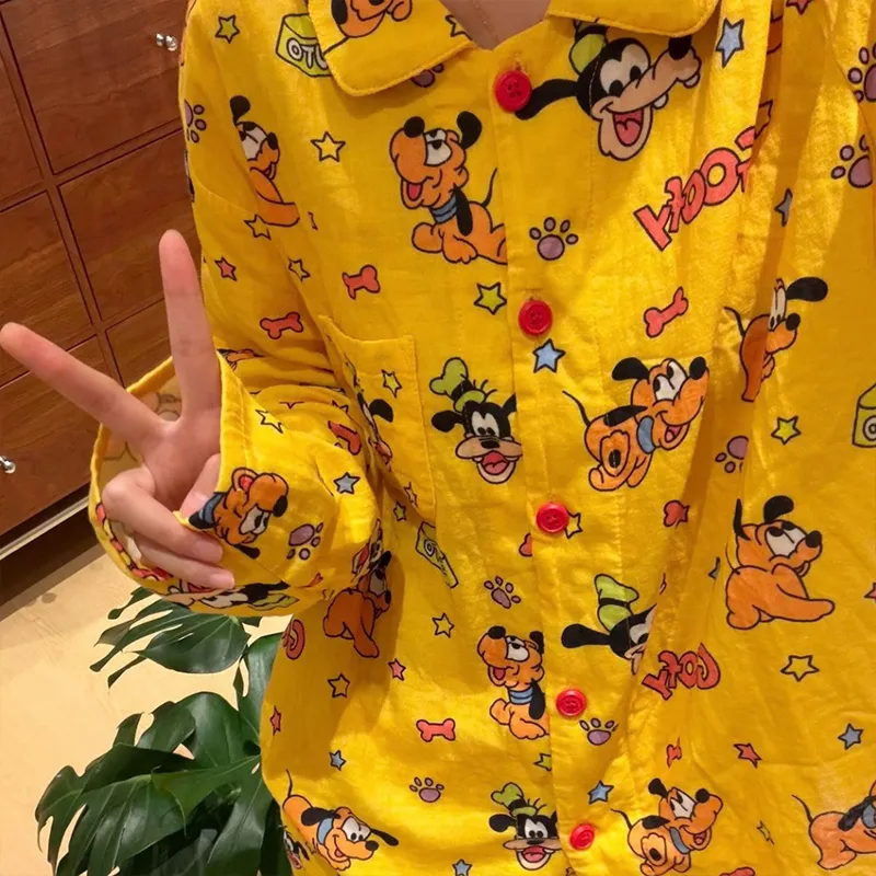 Piyama Wanita Model Baru Musim Gugur 2026 Lengan Panjang Celana Panjang Bahan Katun Awan Manis dan Nyaman Bisa Dipakai di Luar Set Pakaian Rumah · Grosir · OEM · Pengiriman Global - View 1