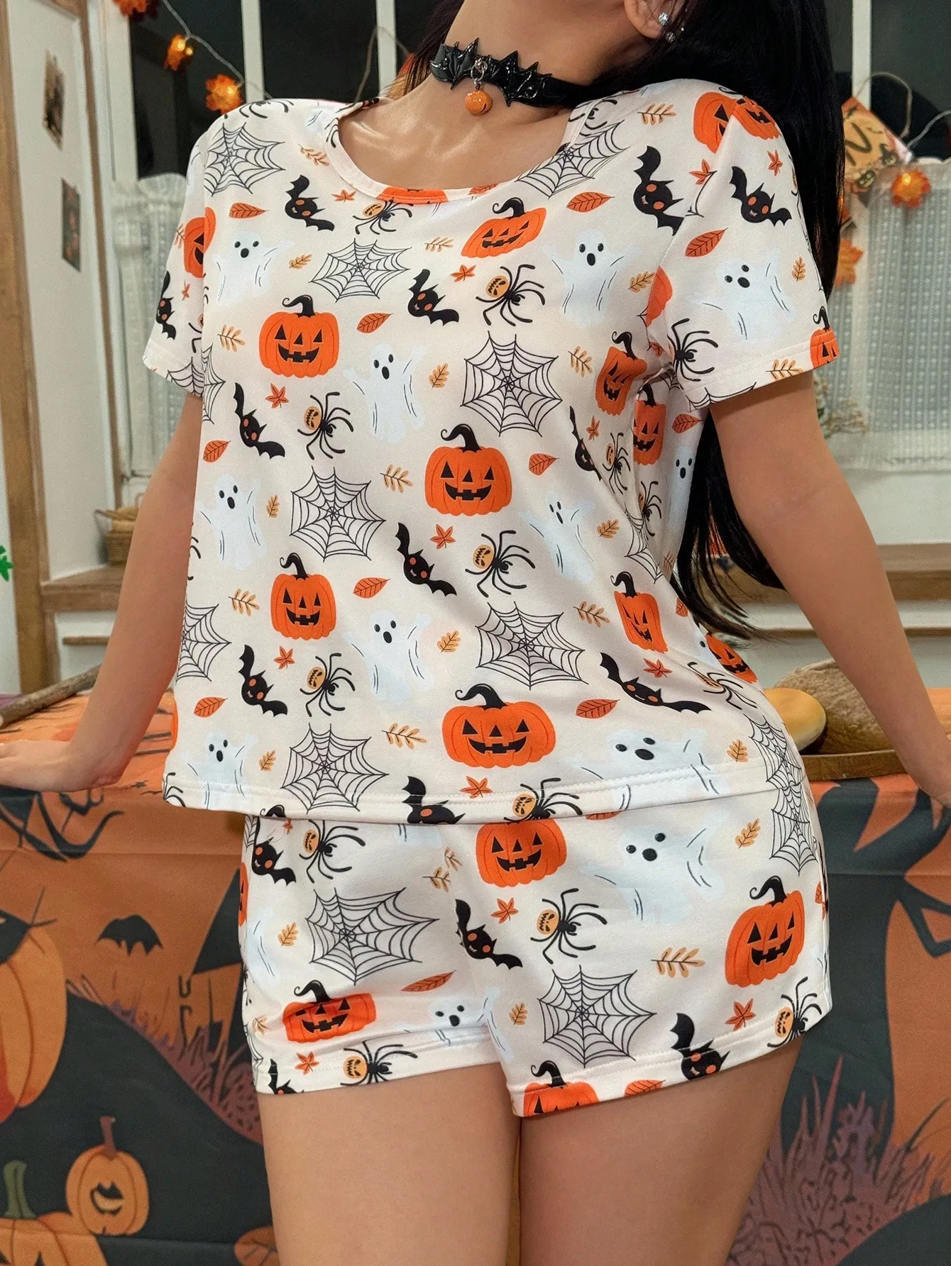 Vêtement d'intérieur femme 2025 décontracté à imprimé cartoon, esprit festif · Grossiste · OEM · Mondial - Detail 16