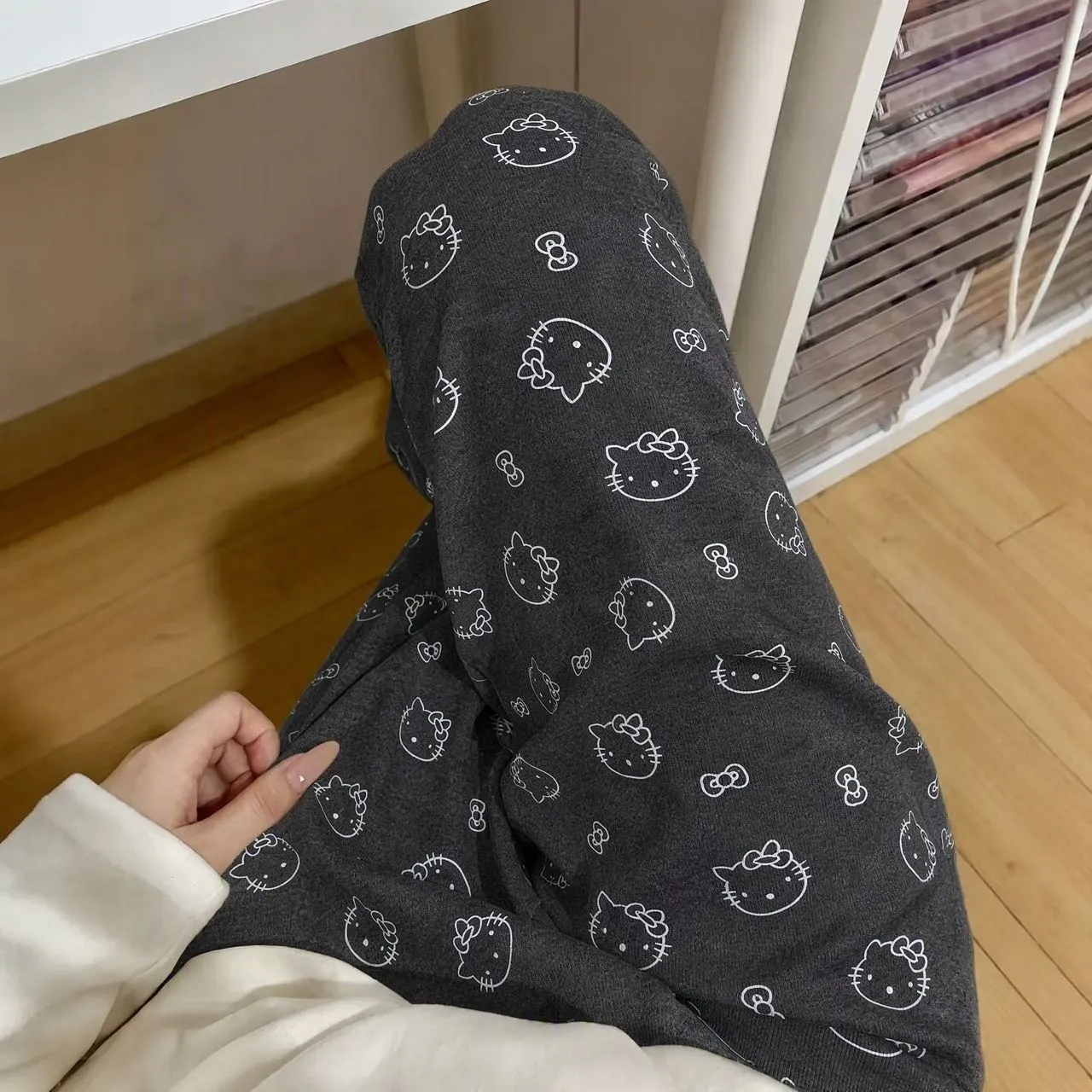 Women's Sleep Pants Autumn/Winter 240g Lambswool Double Pocket Slimming Glutinous Rice Pants with Elastic Drawstring Long Pants Wearable Outside · Wholesale · OEM · Worldwide Shipping - Detail 26