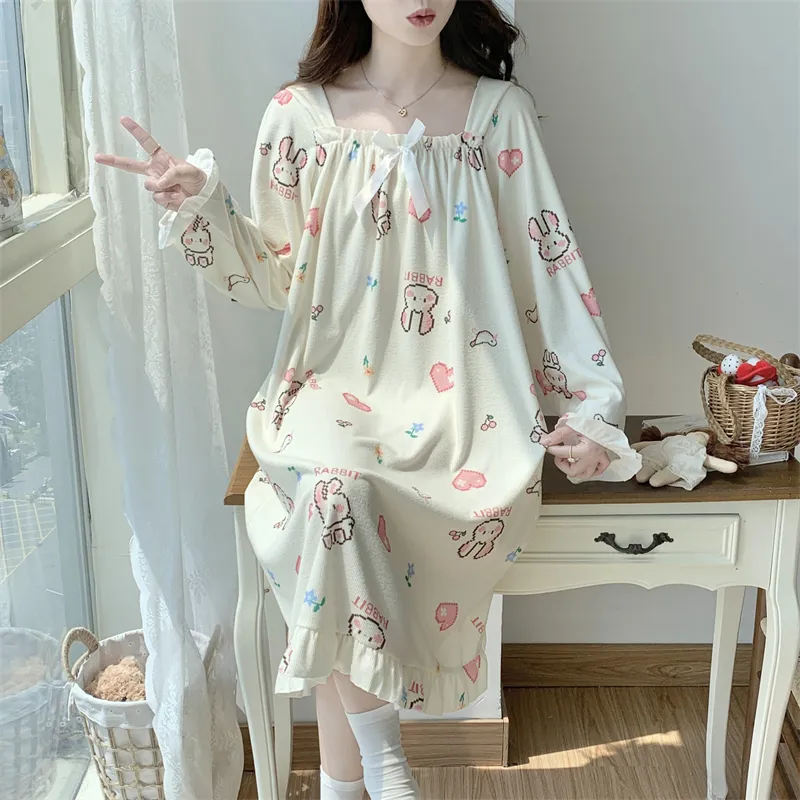 Real Photos Spring Autumn Winter Mid-Length Long Sleeve German Velvet Robe Nightdress 88288-99# · Wholesale · OEM · Worldwide Shipping - Detail 23