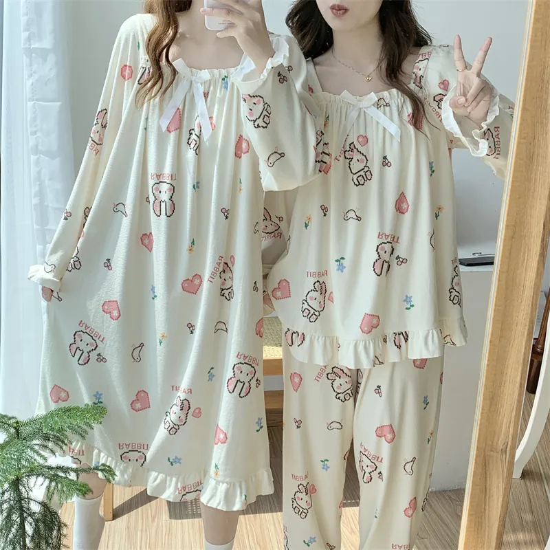 Real Photos Spring Autumn Winter Mid-Length Long Sleeve German Velvet Robe Nightdress 88288-99# · Wholesale · OEM · Worldwide Shipping - Detail 33