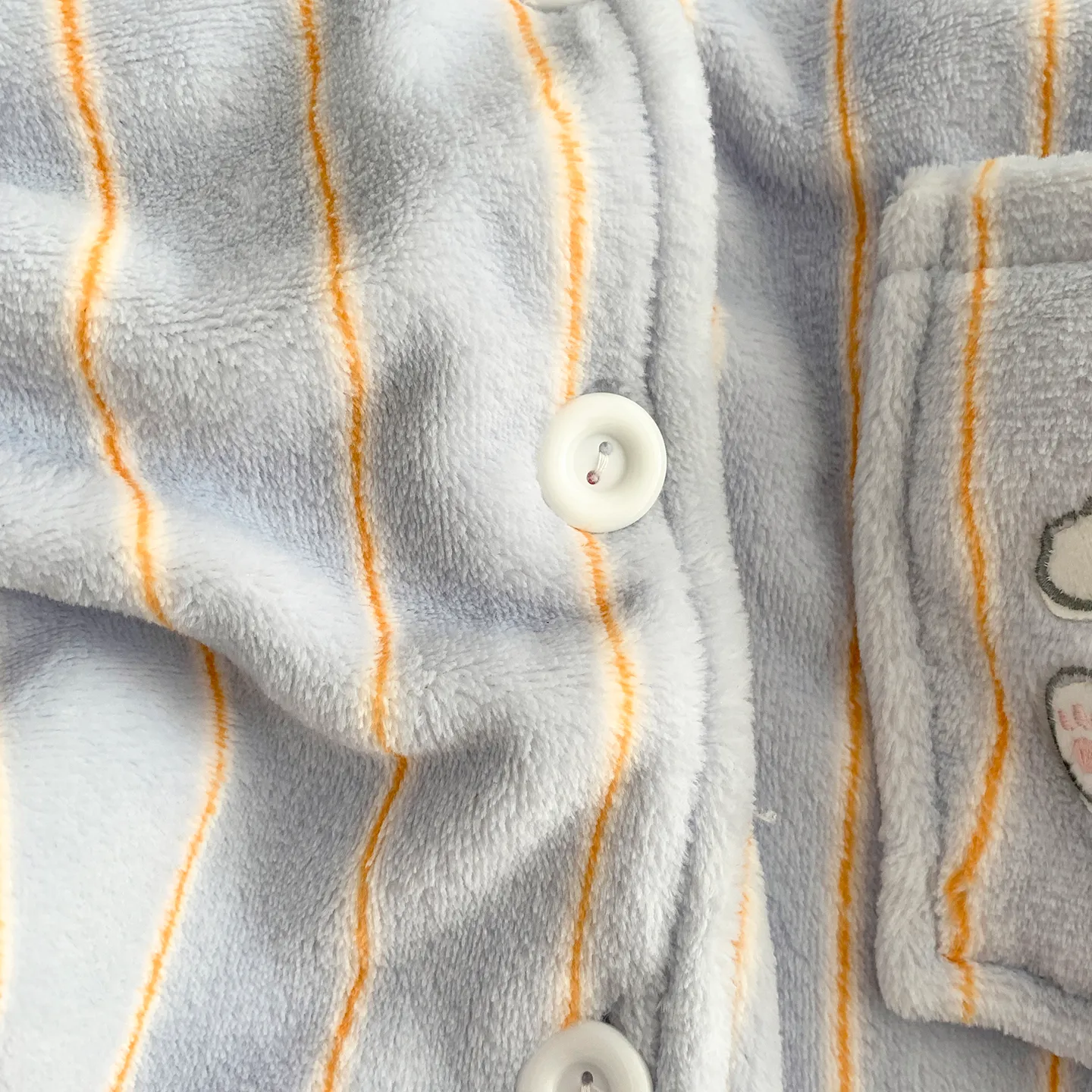 Cartoon Puppy Pajamas Women Striped Flannel Couple Thickened Fleece Winter Men's and Women's 2026 Loungewear · Wholesale · OEM · Worldwide Shipping - Detail 10