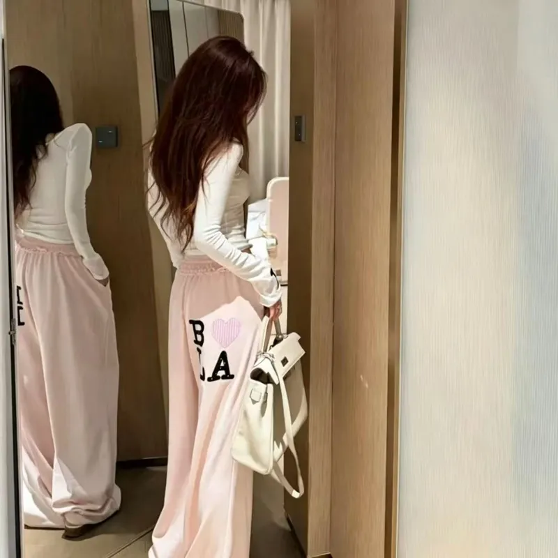 Set Lengan Panjang Celana Panjang Modal Dua Potong Musim Semi Musim Gugur Wanita Santai Sederhana Pakaian Rumah dengan Bantalan Dada Model Piyama · Grosir · OEM · Pengiriman Global - View 4