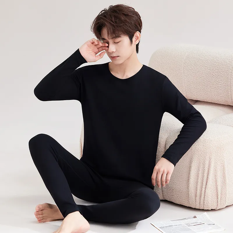 아크릴 발열 보온 내의 세트 남성 2026 가을겨울 신상 이너웨어 스판 허리조임 힙업 가을내복 가을바지 · 도매 · OEM · 전 세계 배송 - Detail 2