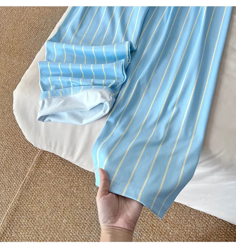Nouvelle collection automne-hiver, ensemble pyjama homme en velours polaire, col chemise, motif cartoon · Grossiste · OEM · Mondial - Detail 9