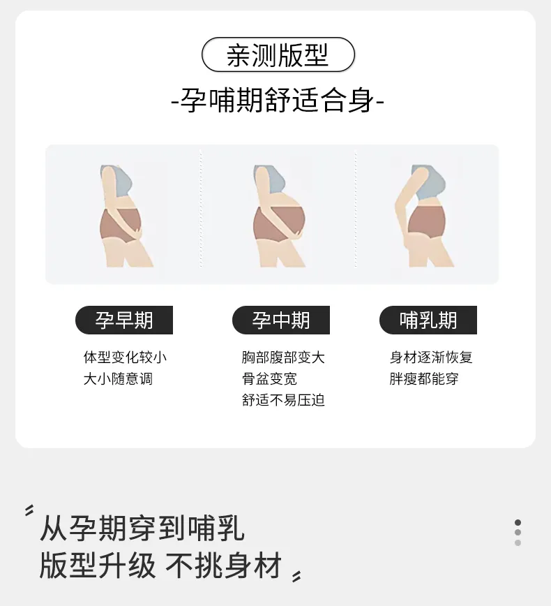 綿100%マタニティウェア 妊婦用コットンガーゼ 丸首 プリント ミディアム丈 出産準備 ナイトガウン 妊娠中 産後 授乳 ルームウェア · 卸売 · OEM · 世界へ発送 - Detail 9