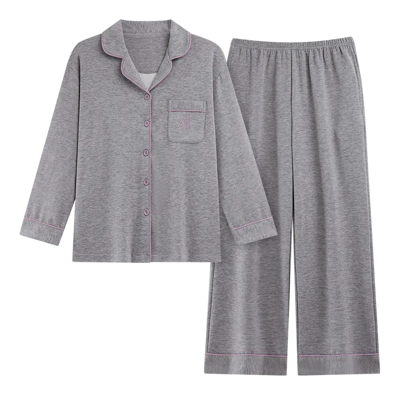 Cashmere Silk Pajamas Women Winter New Thickened Warm Long Sleeve Cardigan Cartoon Outer Wear Girl Homewear Set · Wholesale · OEM · Worldwide Shipping - View 4