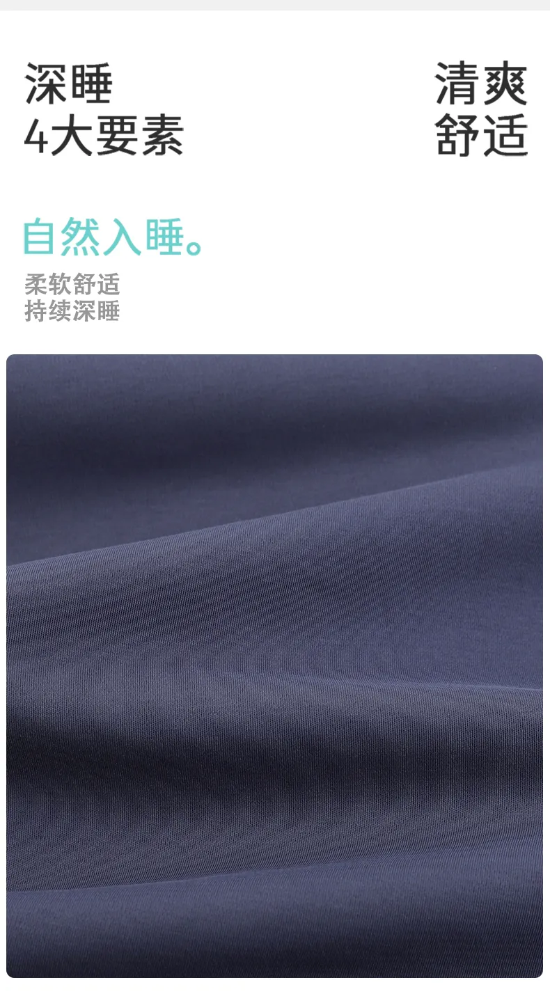 Men's Pure Cotton Pajama Set Long Sleeve Long Pants Cardigan Lapel Autumn Winter Simple Casual Outer Wear Homewear · Wholesale · OEM · Worldwide Shipping - Detail 12