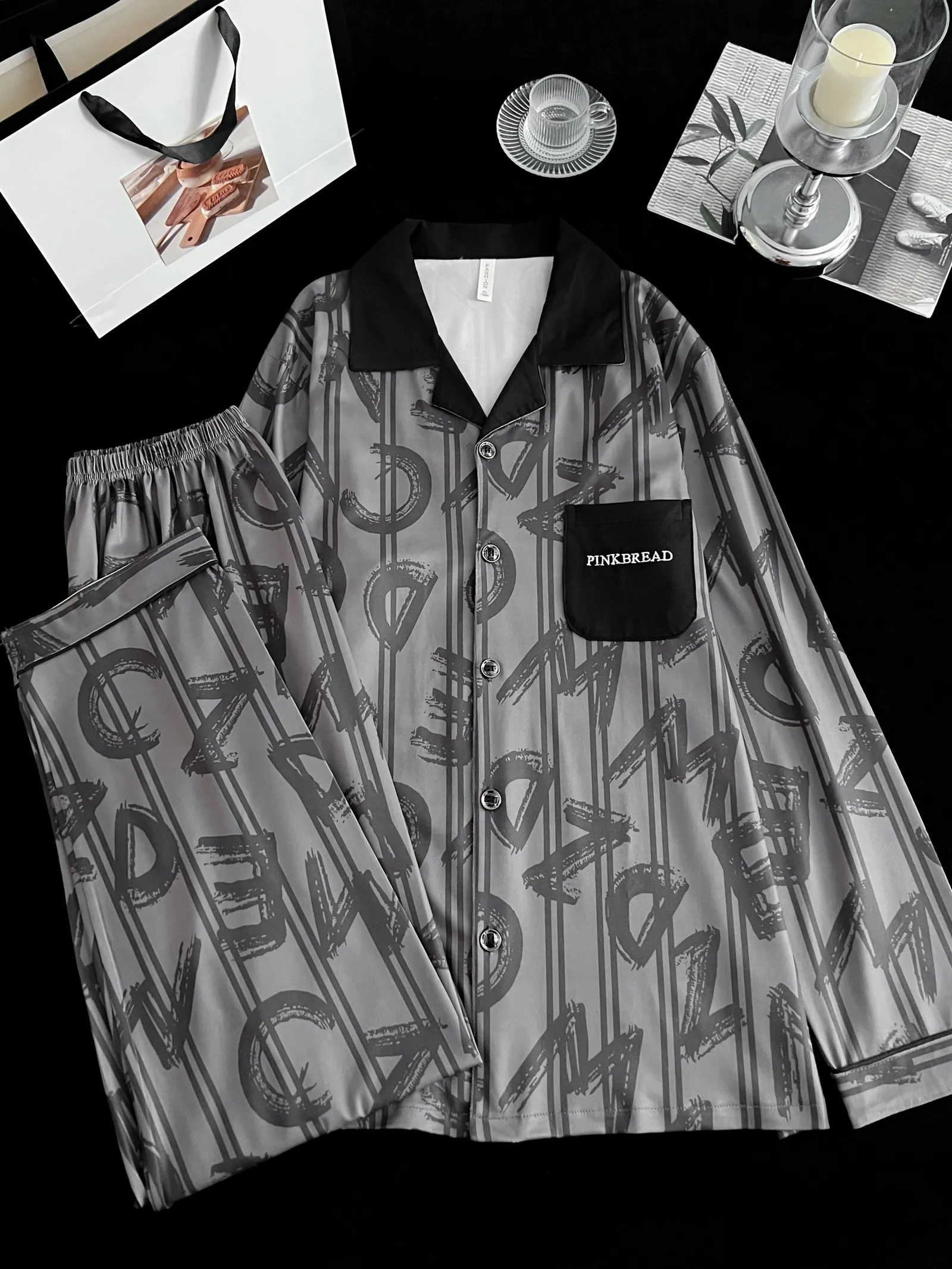 170g Europe & US Style Men's/Teen Long Pure Cotton Pajama, Loose Casual Spring/Summer Wearable-Outside Loungewear · Wholesale · OEM · Worldwide Shipping - Detail 1