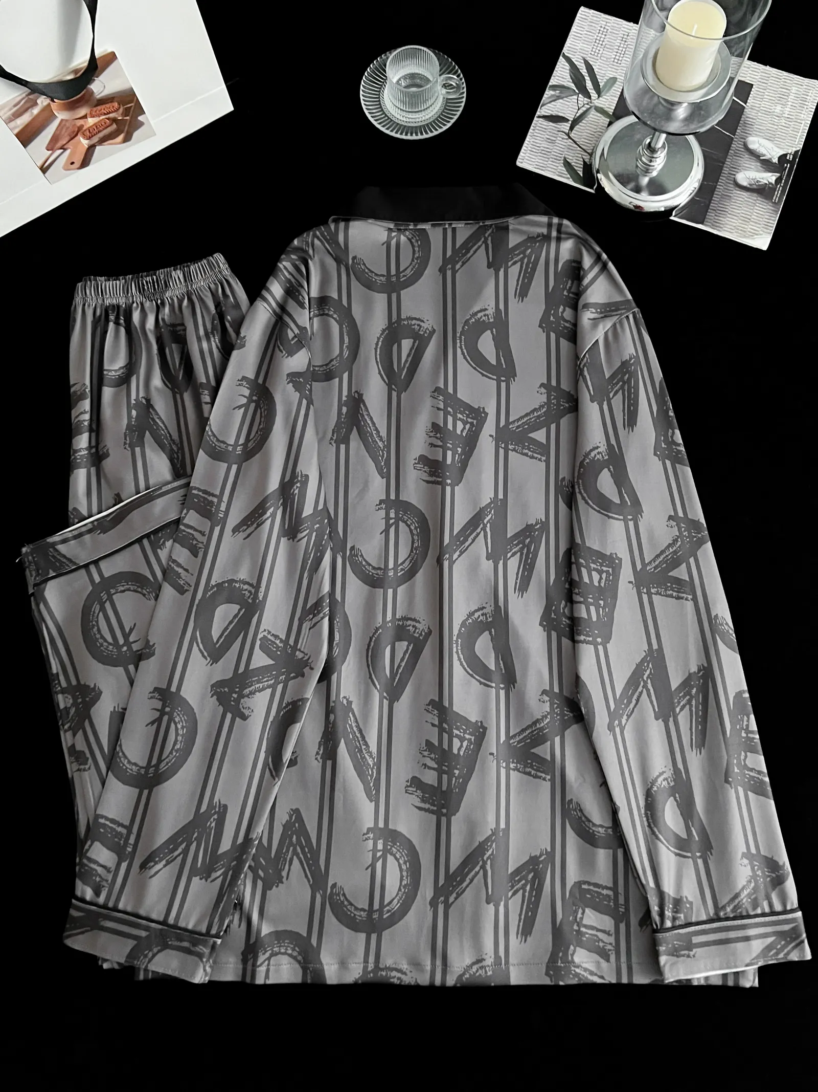 170g Europe & US Style Men's/Teen Long Pure Cotton Pajama, Loose Casual Spring/Summer Wearable-Outside Loungewear · Wholesale · OEM · Worldwide Shipping - Detail 3