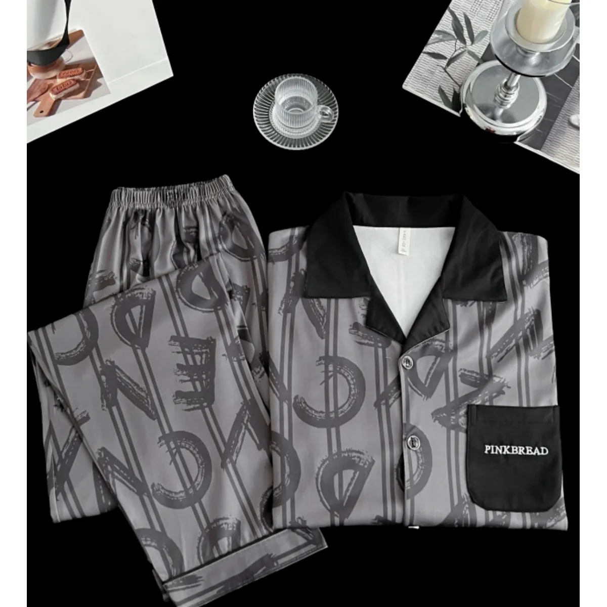 170g Europe & US Style Men's/Teen Long Pure Cotton Pajama, Loose Casual Spring/Summer Wearable-Outside Loungewear · Wholesale · OEM · Worldwide Shipping - View 2