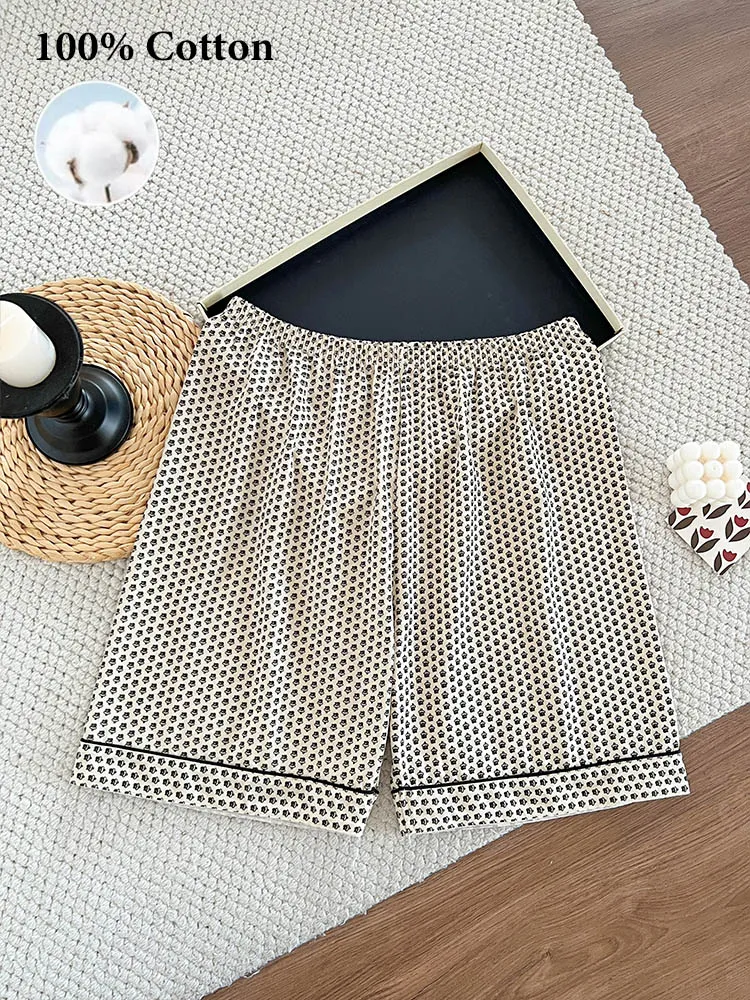 Cross-Border Europe & US Men's All-Over Print Pure Cotton Pajama Set, Short Sleeve and Shorts, Loose Breathable Wearable-Outside Summer Loungewear · Wholesale · OEM · Worldwide Shipping - Detail 13