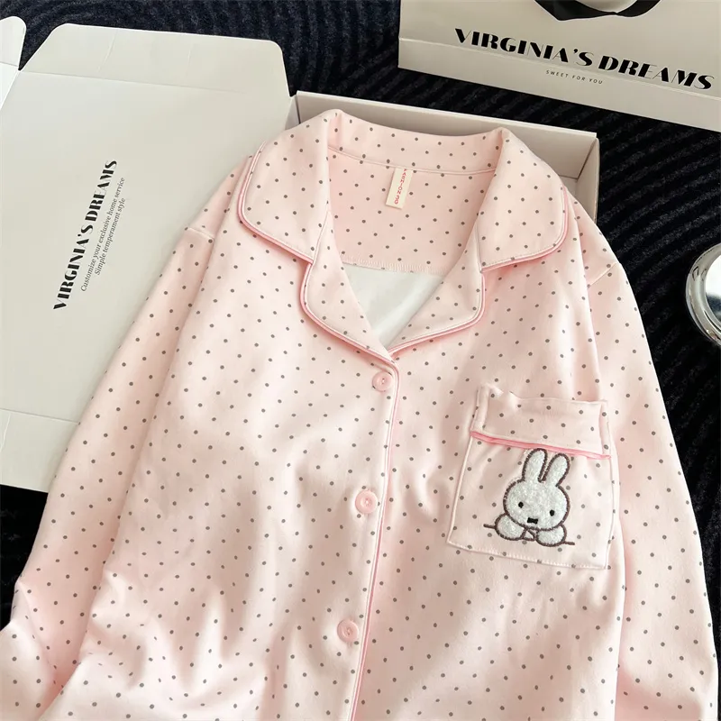 Piyama Wanita Musim Gugur Musim Dingin Coral Fleece Berbulu Tebal Lengan Panjang Musim Semi Musim Gugur Set Pakaian Rumah · Grosir · OEM · Pengiriman Global - View 3