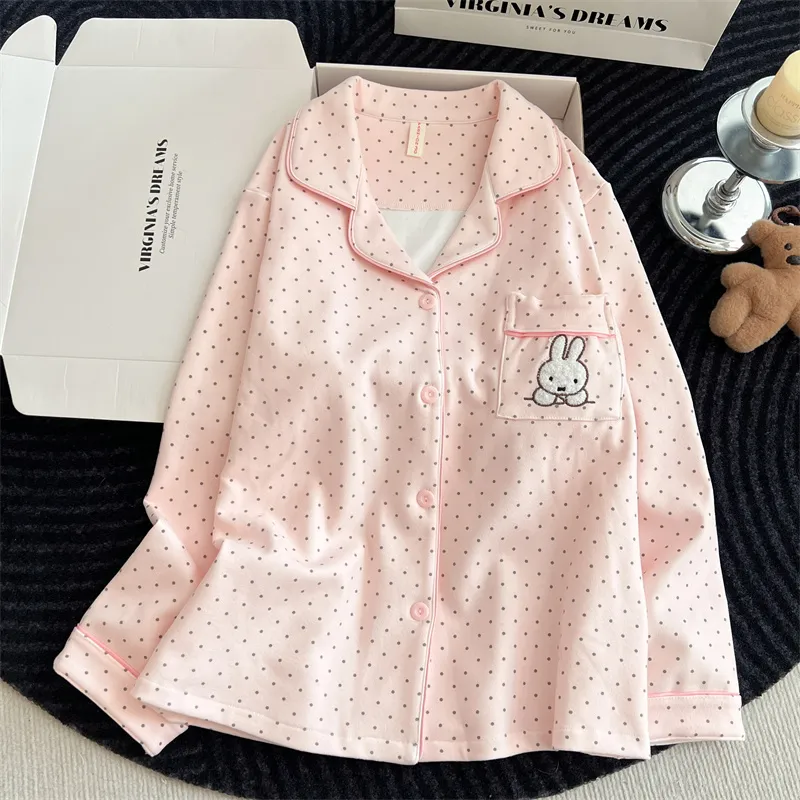 Piyama Wanita Musim Gugur Musim Dingin Coral Fleece Berbulu Tebal Lengan Panjang Musim Semi Musim Gugur Set Pakaian Rumah · Grosir · OEM · Pengiriman Global - View 2