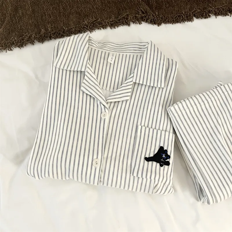 Men's German Velvet Split Cat Pajamas Spring and Autumn New Cute Wearable Outdoors Sweet Style Loungewear Set · Wholesale · OEM · Worldwide Shipping - View 4