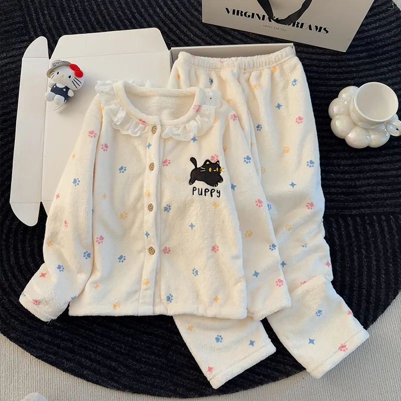 Ensemble en flanelle nouveau modèle 2026, pyjama portable pour filles d'âge intermédiaire et plus · Grossiste · OEM · Mondial - View 2