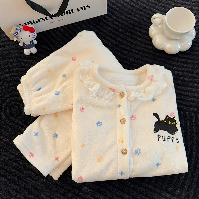 Ensemble en flanelle nouveau modèle 2026, pyjama portable pour filles d'âge intermédiaire et plus · Grossiste · OEM · Mondial - Detail 12