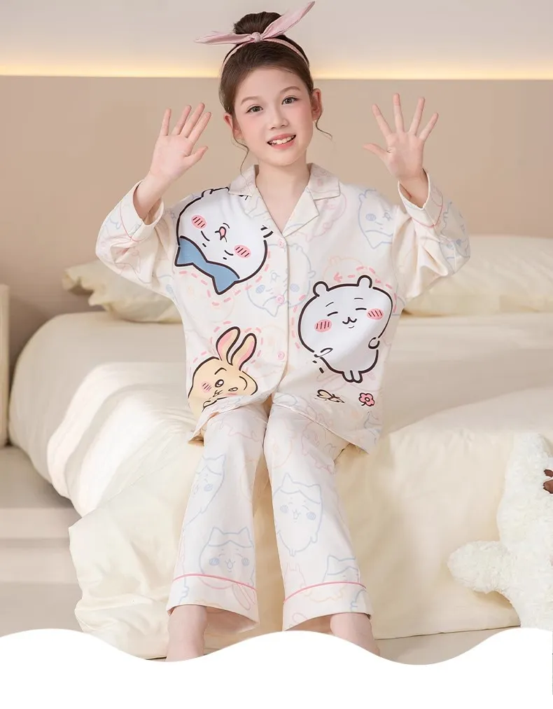 2026 New Autumn Cotton-Like Lapel Collar Older Kids' Wearable-Out Pajamas · Wholesale · OEM · Worldwide Shipping - Detail 6