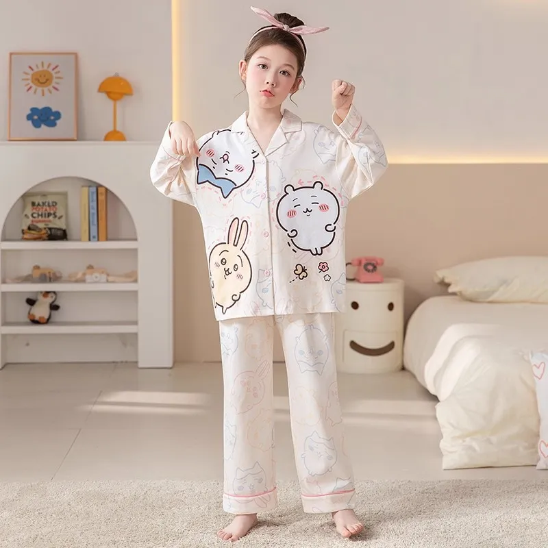2026 New Autumn Cotton-Like Lapel Collar Older Kids' Wearable-Out Pajamas · Wholesale · OEM · Worldwide Shipping - View 4