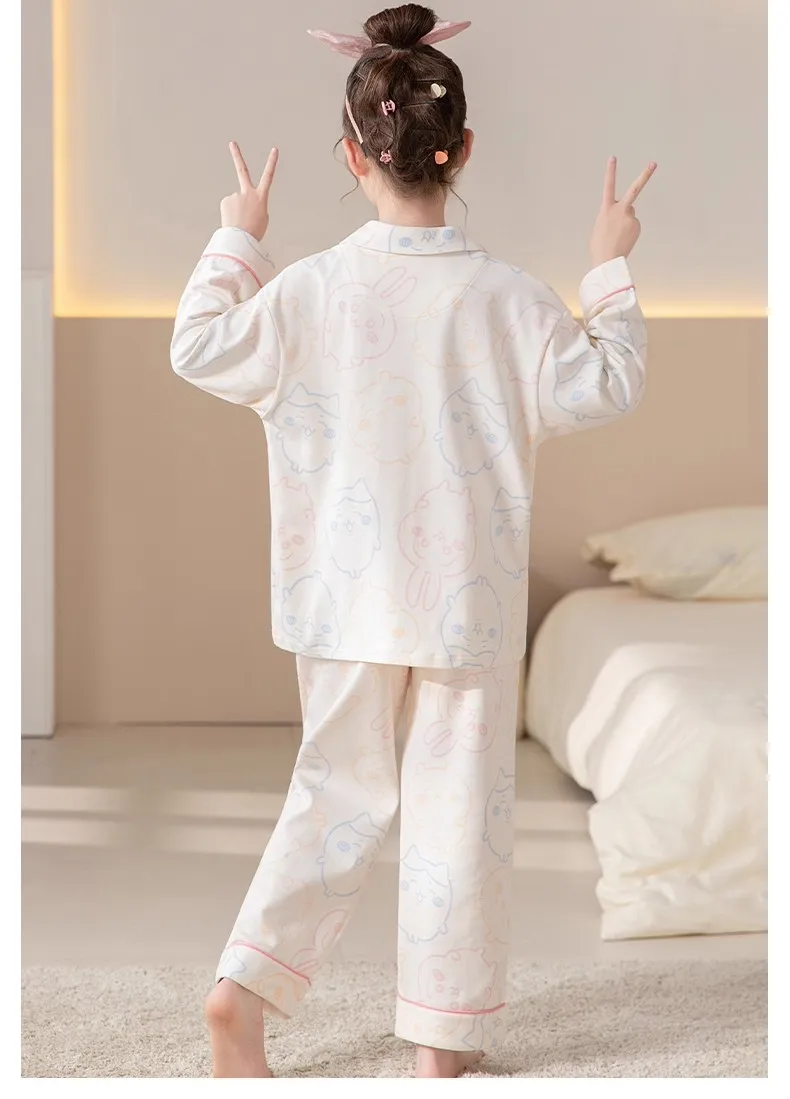 2026 New Autumn Cotton-Like Lapel Collar Older Kids' Wearable-Out Pajamas · Wholesale · OEM · Worldwide Shipping - Detail 8