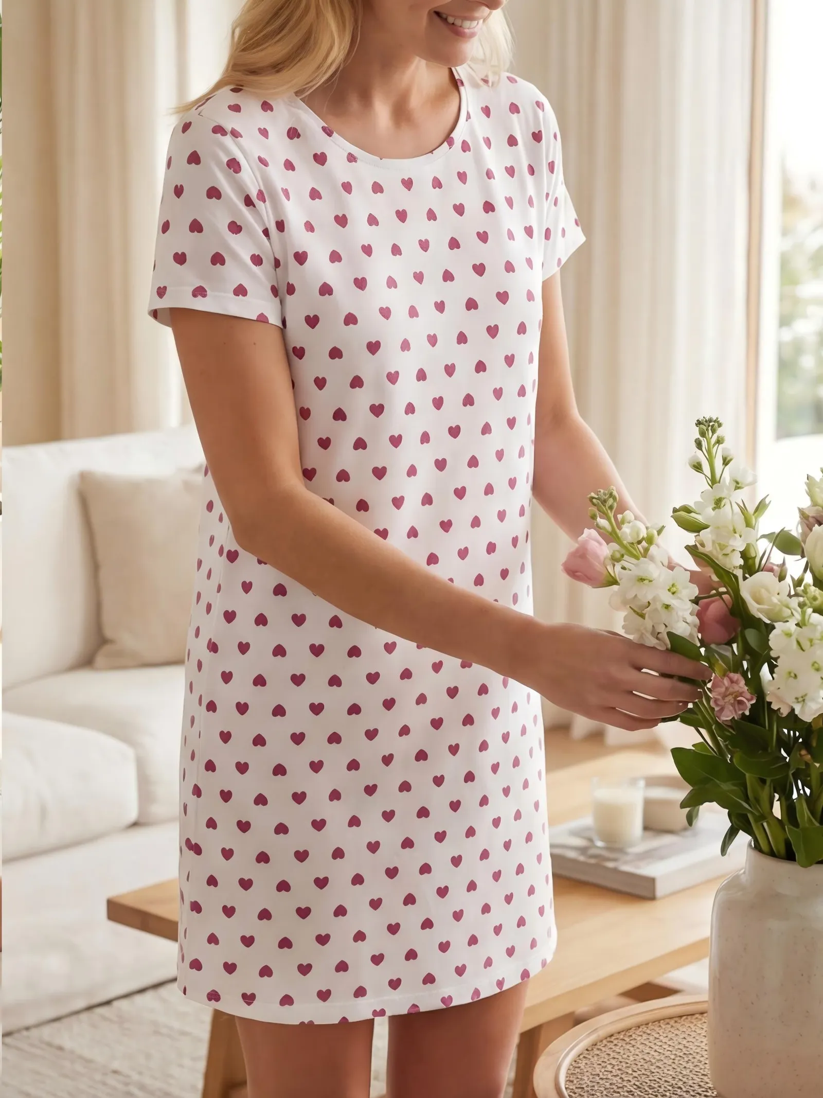 Wholesale for Europe & US Casual Printed Short-Sleeve Sleepwear · Wholesale · OEM · Worldwide Shipping - View 1