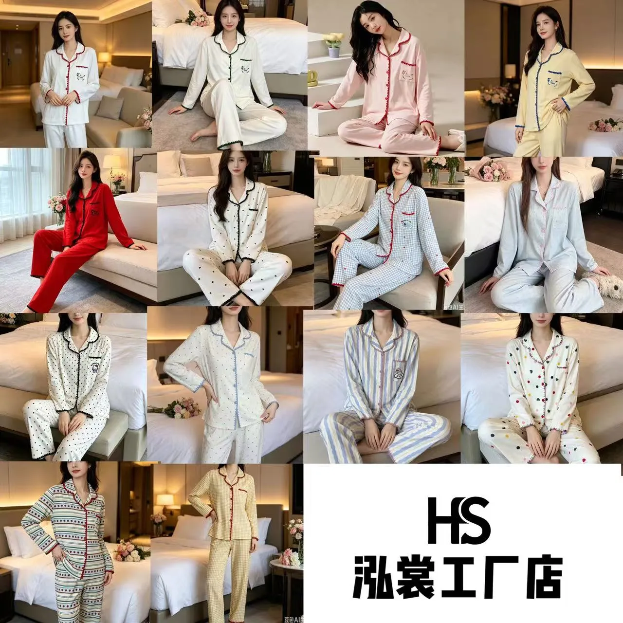 Source Factory Shell Edge Autumn/Winter Bestseller Women's Cartoon Thermal Homewear Set · Wholesale · OEM · Worldwide Shipping