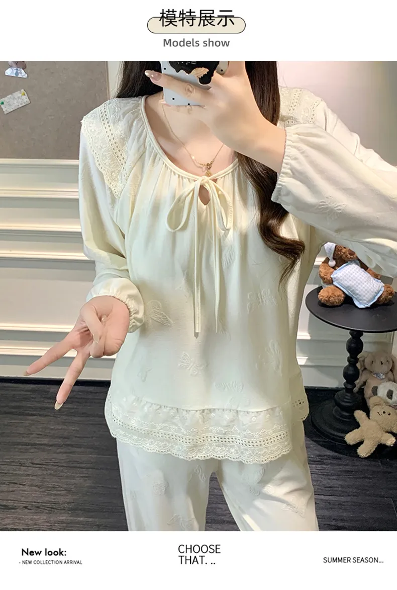HG-2026 Musim Gugur Baru 6535 Katun Emboss Round Neck dengan Bantalan Bra Sederhana Murni Gadis · Grosir · OEM · Pengiriman Global - Detail 4