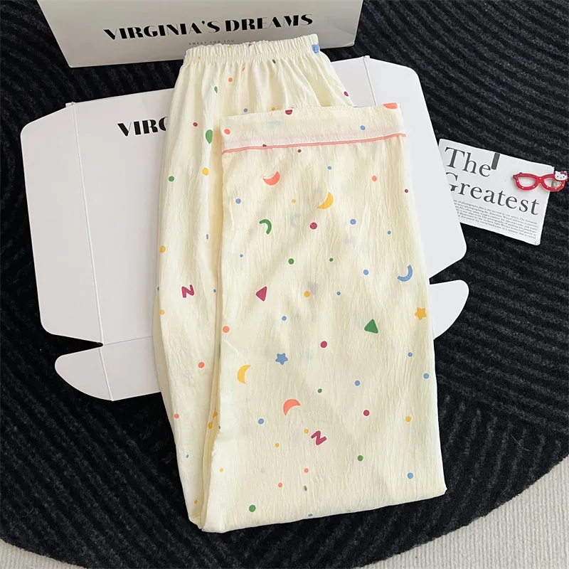 Cartoon Sleepwear Women's 2026 New Spring/Autumn Long-Sleeve Long-Pants Loose Homewear Set · Wholesale · OEM · Worldwide Shipping - Detail 2