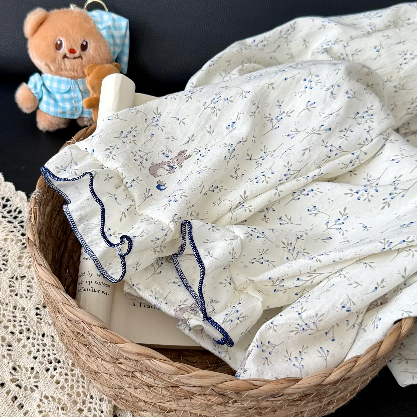 Nouvelle collection d'automne, cardigan avec col Claudine et coussinets, pyjama pour jeunes filles, adorable et doux, manches longues et pantalon long, vêtements d'intérieur, coton nuage · Grossiste · OEM · Mondial - Detail 11