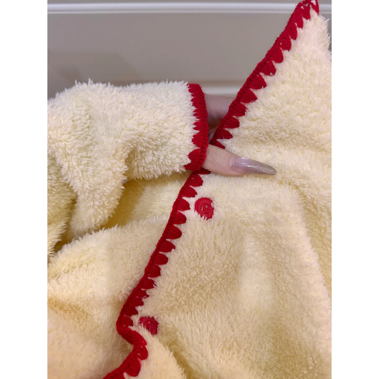 Zhenbei Fleece Cardigan Pajamas Women Winter 2026 New Thickened Warm Plus Size Loungewear Set · Wholesale · OEM · Worldwide Shipping - View 4