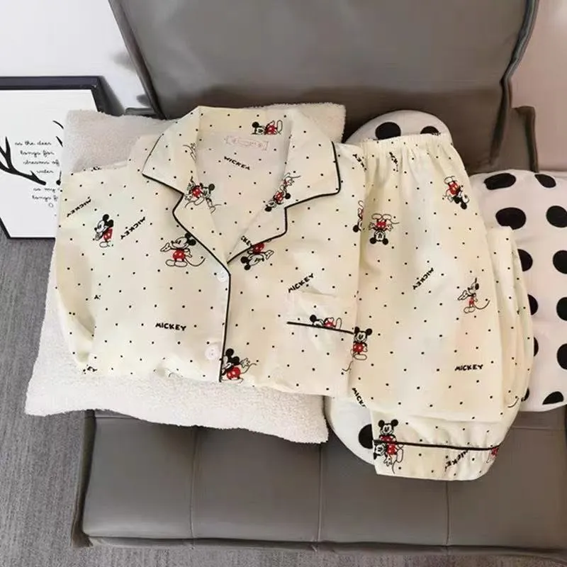 Source Factory Cloud Cotton Pajamas for Girls Sweet Style Autumn Long-Sleeve Long-Pants Loungewear · Wholesale · OEM · Worldwide Shipping - Detail 13
