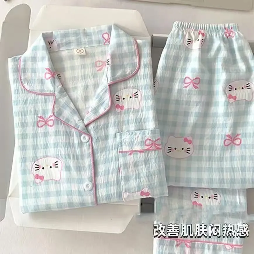 Source Factory Cloud Cotton Pajamas for Girls Sweet Style Autumn Long-Sleeve Long-Pants Loungewear · Wholesale · OEM · Worldwide Shipping - Detail 17