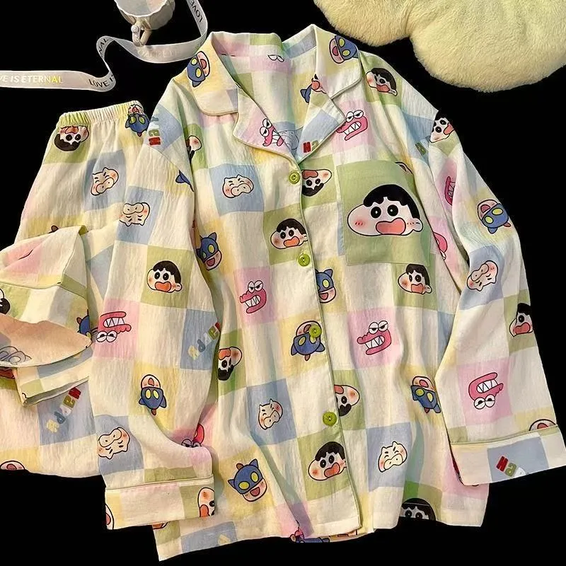 Source Factory Cloud Cotton Pajamas for Girls Sweet Style Autumn Long-Sleeve Long-Pants Loungewear · Wholesale · OEM · Worldwide Shipping - Detail 18